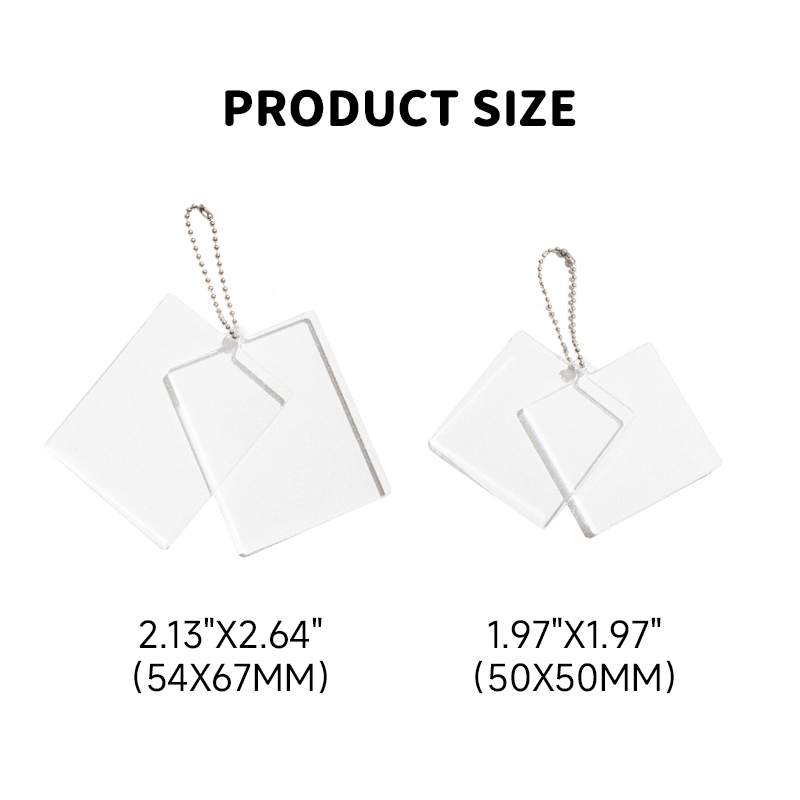 Two-piece Acrylic Pendant