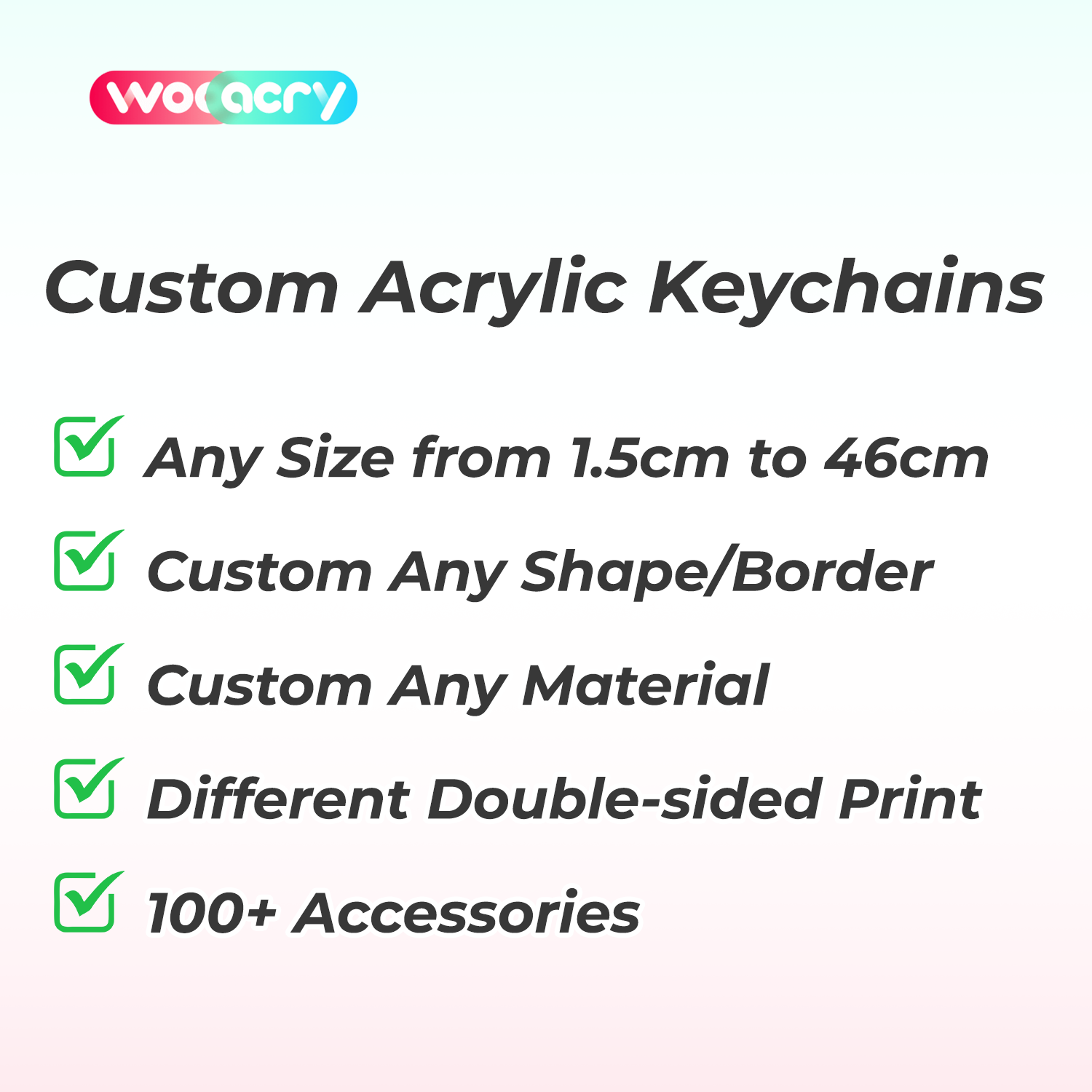 Custom Acrylic Keychains