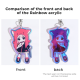 Custom Rainbow Acrylic Keychains
