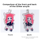 Custom Glitter Acrylic Keychains