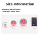 Holographic Badges Size Information