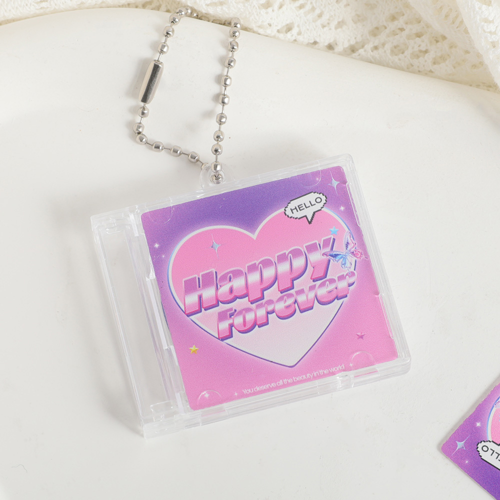 Custom Acrylic CD Keychains