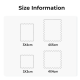 Custom Hot Foil Stamp Sticker-Size