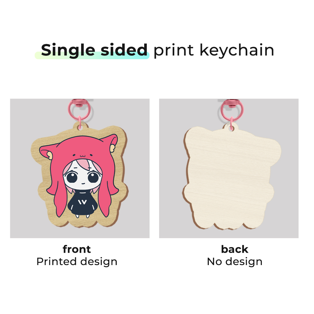 Woodspring Keychains Custom Wood Keychains