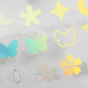 Custom Cold Foil Stamping Acrylic Keychains