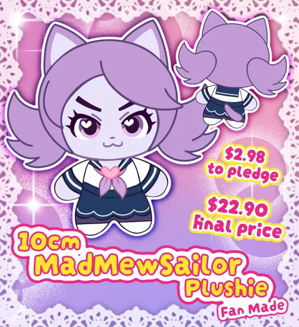 10cm MadMewSailor plush