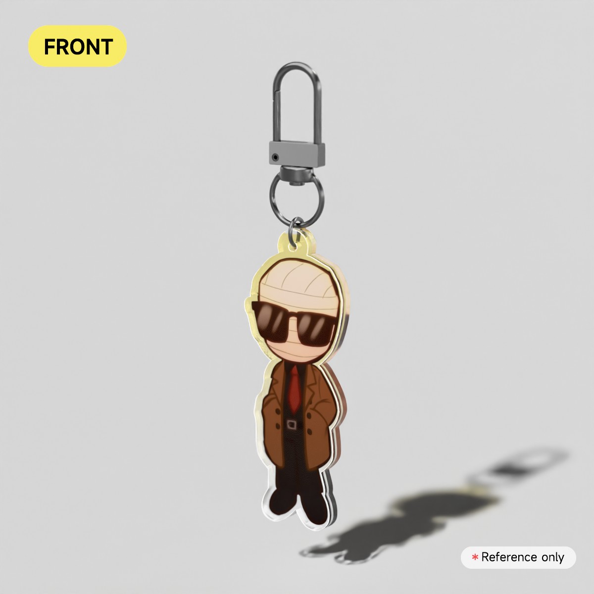 Larry Trainor 'Negative Man' Acrylic Keychain