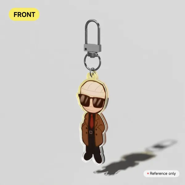 Larry Trainor 'Negative Man' Acrylic Keychain