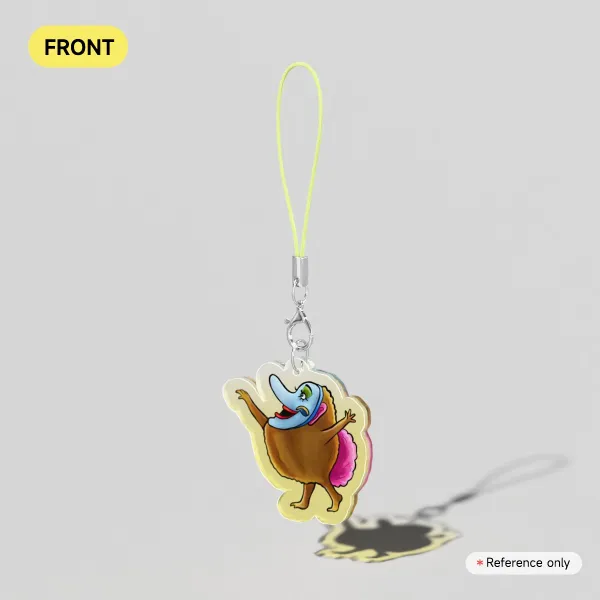 Jeremy Hillary Boob PHD Mini Acrylic Charm