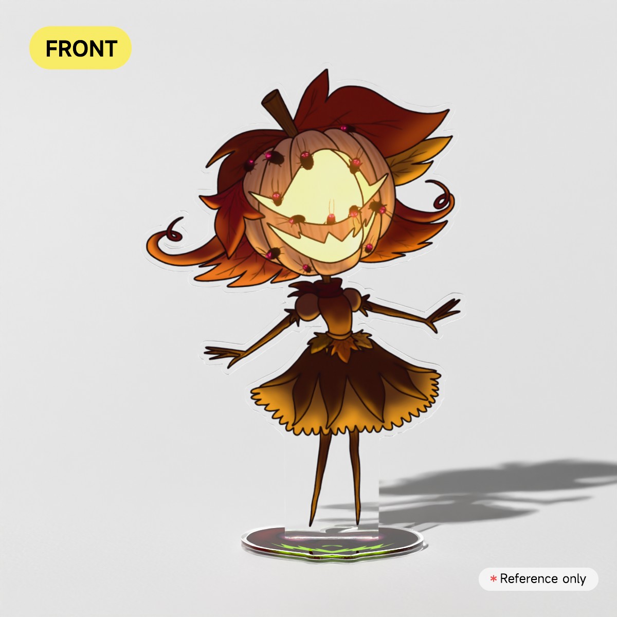 Hazbin Halloween | Pumpkinhead Niffty (Spooky Edition) - Clear Acrylic Standees