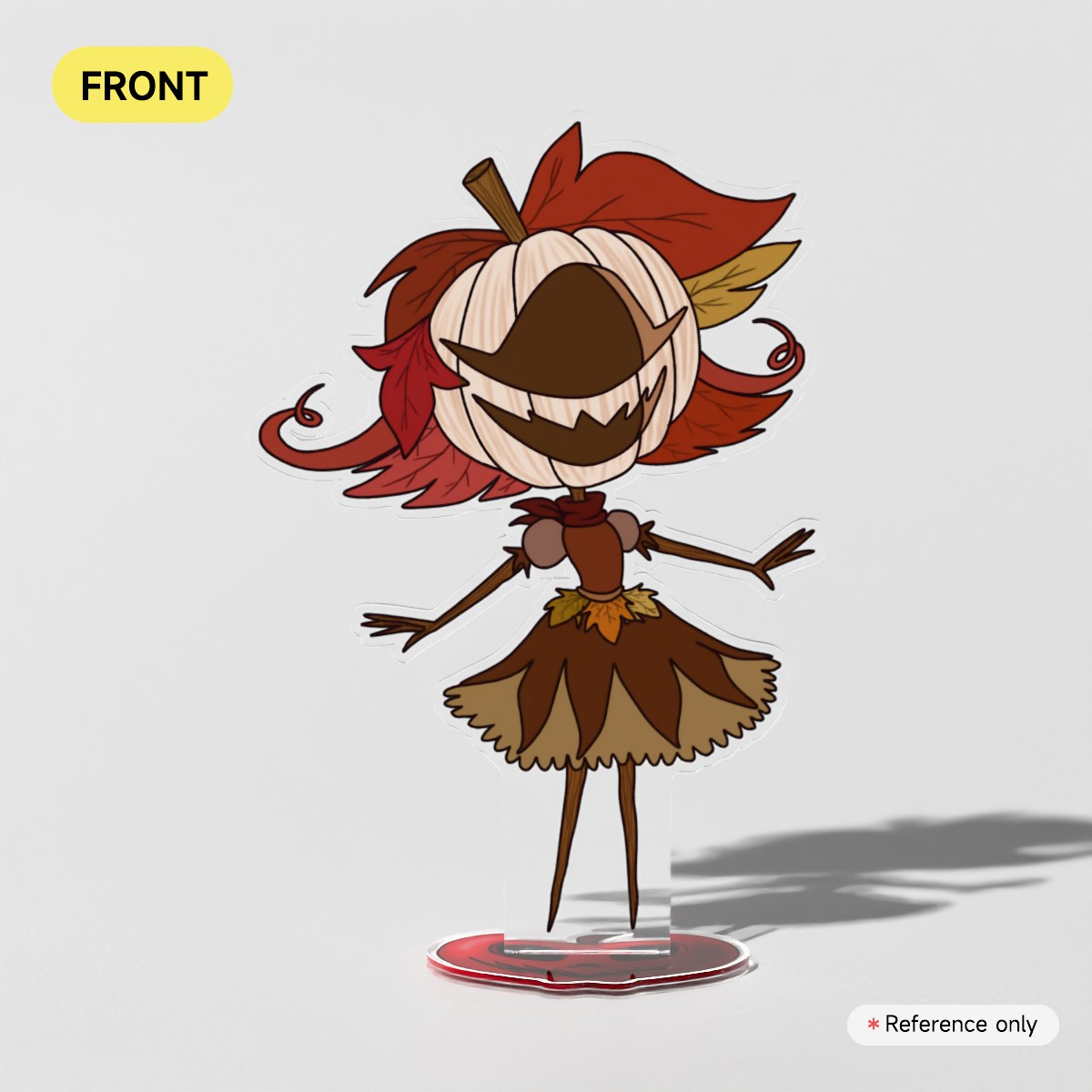 Hazbin Halloween | Pumpkinhead Niffty - Clear Acrylic Standees