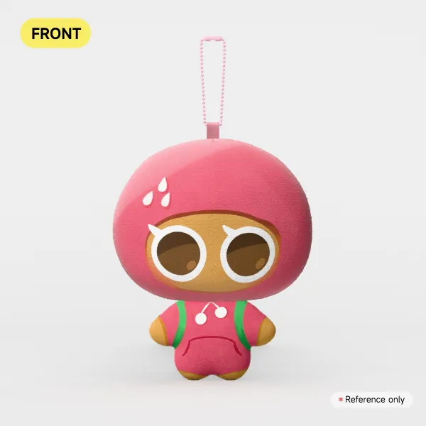 Strawberry cookies Plush keychains