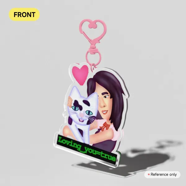 Loving_you=true Keychain