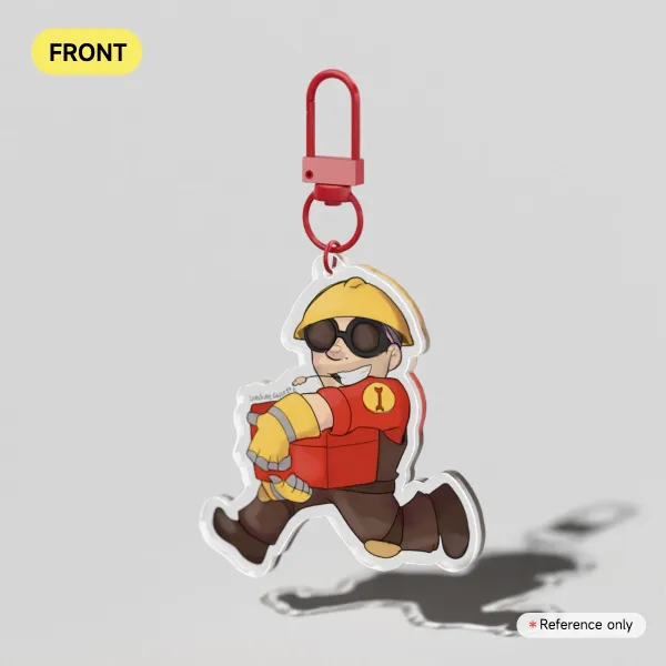 Team Fortress 2 Red Engineer Keychain