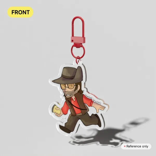 Team Fortress 2 Red Sniper Keychain