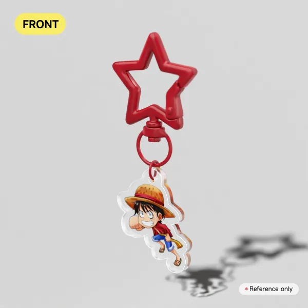 Monkey D. Luffy Clear Acrylic Keychain