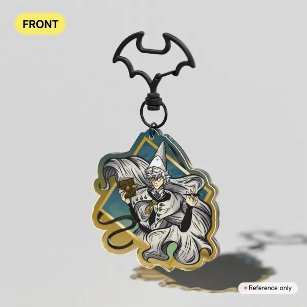 Qifrey Colored Edge Acrylic Keychains