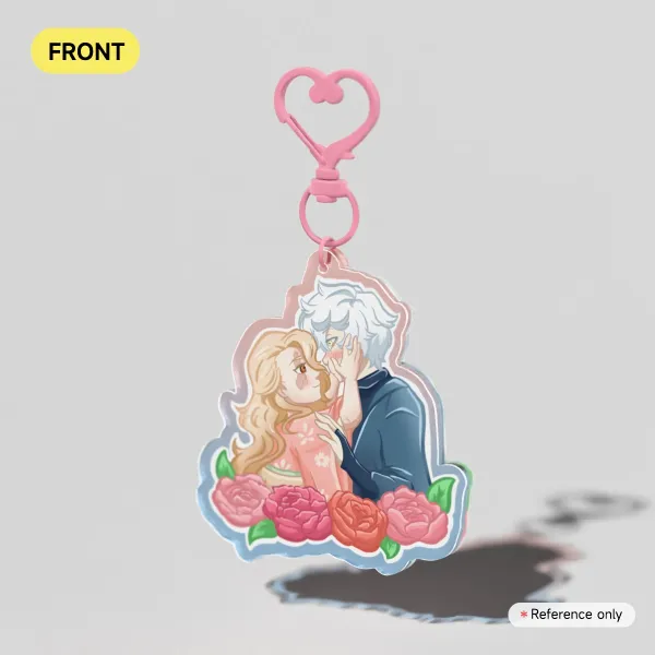 Hell's Paradise Colored Edge Acrylic Keychains