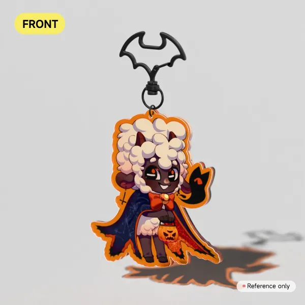 Colored Edge Acrylic Keychains