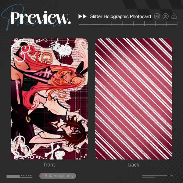 PunkPantheress x Gerard Way Glitter Holographic Photocard