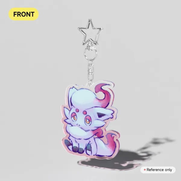 Hisuian Zorua Acrylic Keychain