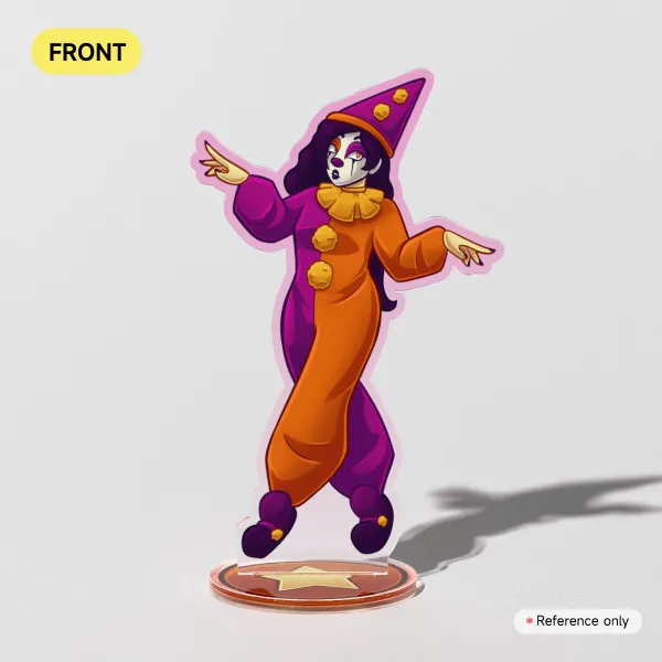 Dark Carnival Clown Gal - Acrylic Standee