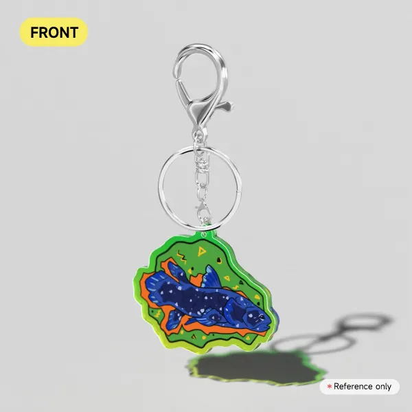 Vaporcoelacanth Acrylic Keychains