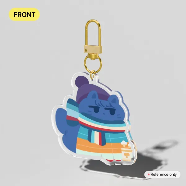 Cat Rin Laid Back Camp - Acrylic Keychain
