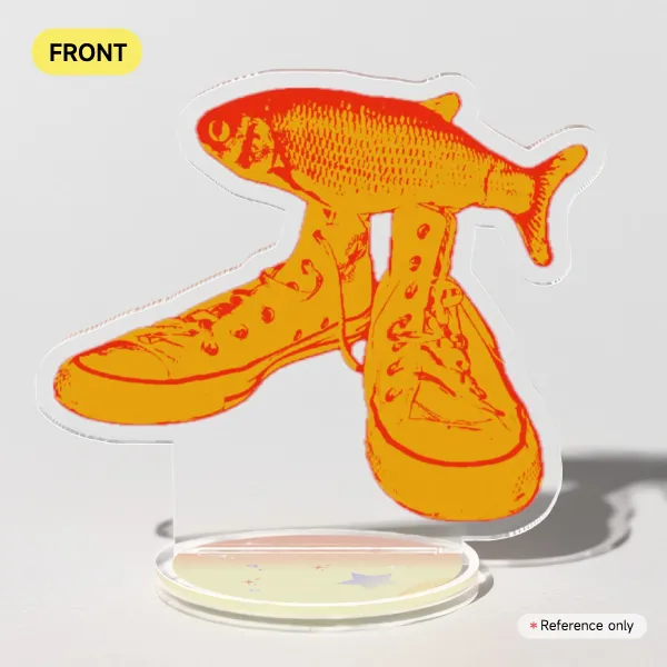 If The Shoe Fish Clear Acrylic Standees