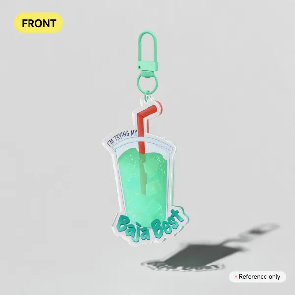 Trying My Baja Best keychain