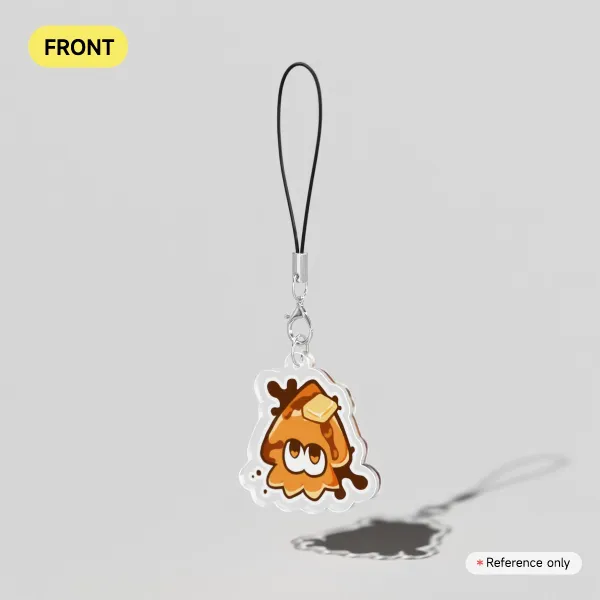 Squid Pancake - Clear Acrylic Keychains