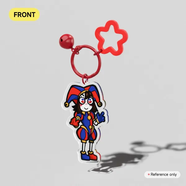 Pomni Clear Acrylic Keychain
