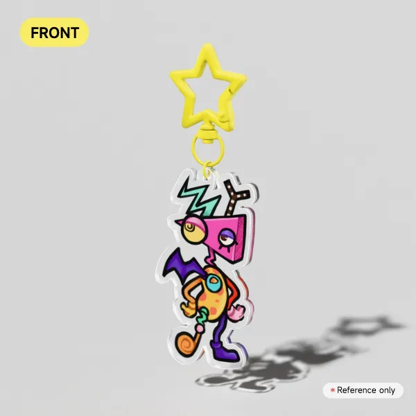 Zooble Clear Acrylic Keychain