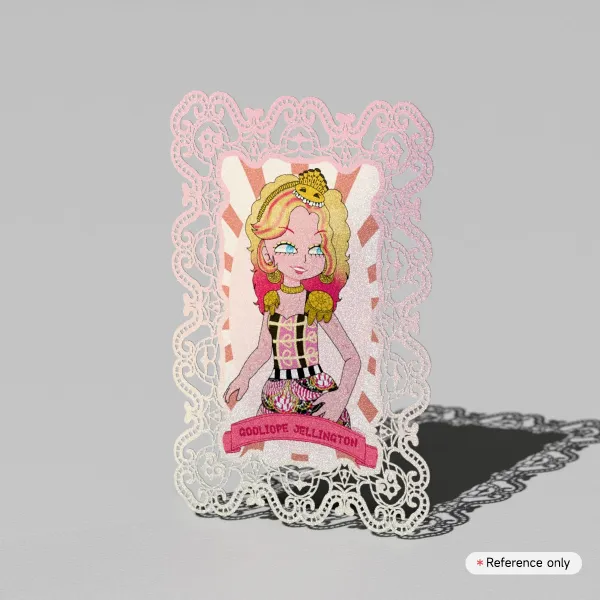 Monster High Freak Du Chic Gooliope Jellington lace postcard