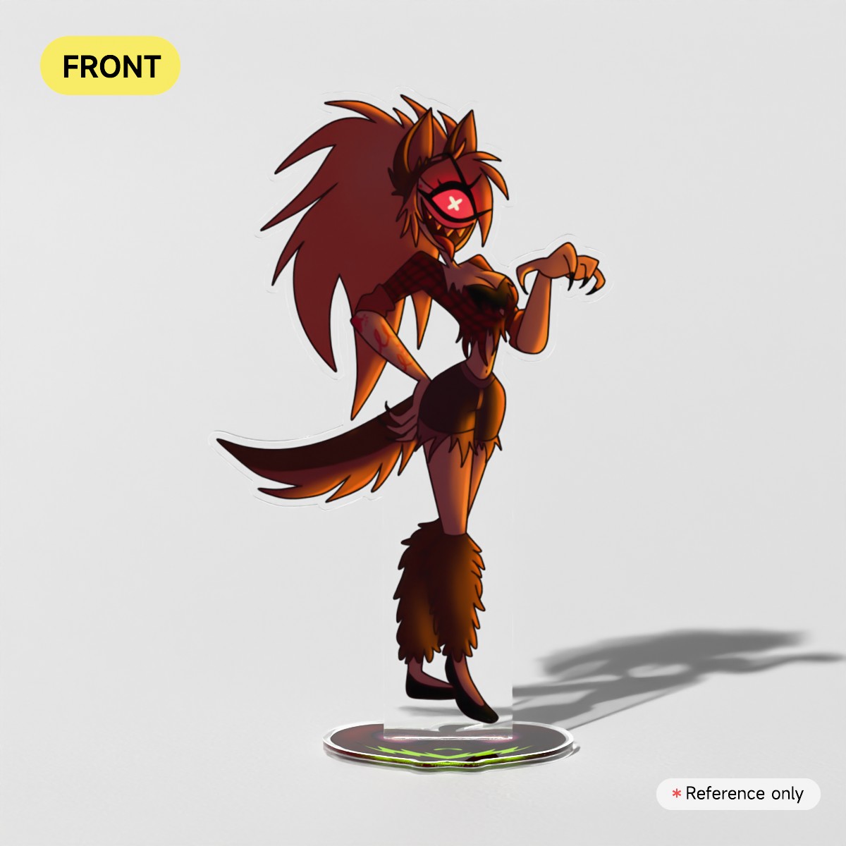 Hazbin Halloween | Werewolf Cherri Bomb (Spooky Edition) - Clear Acrylic Standees