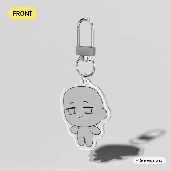 Clear Acrylic Keychains