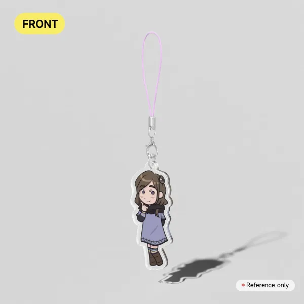 Akane Kurashiki Zero Escape 999 Clear Acrylic Keychain