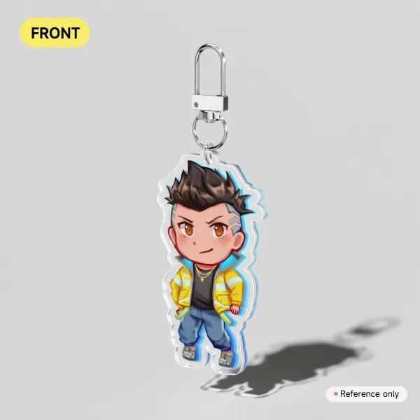 Cyberpunk Keychains - David