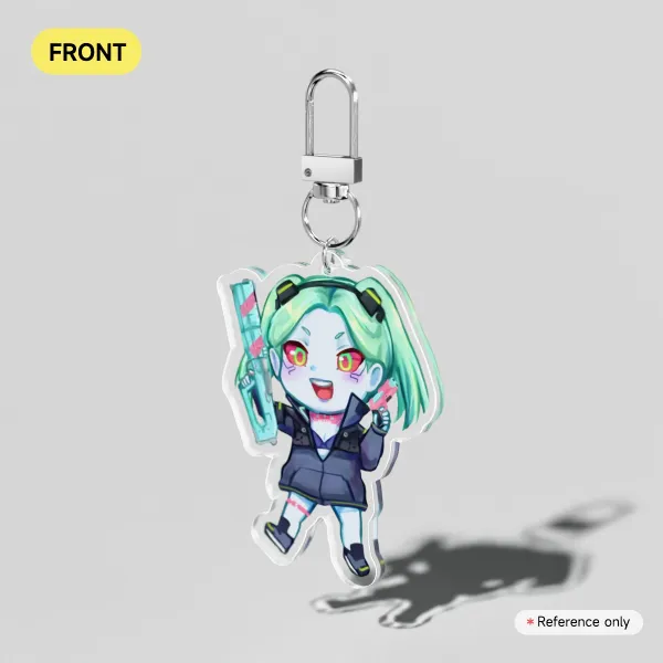 Cyberpunk Keychains - Rebecca