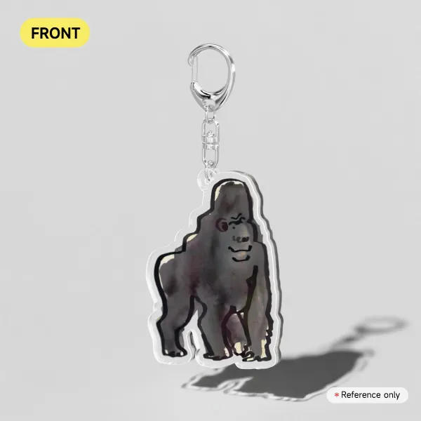 Gorilla V2 Acrylic Keychain