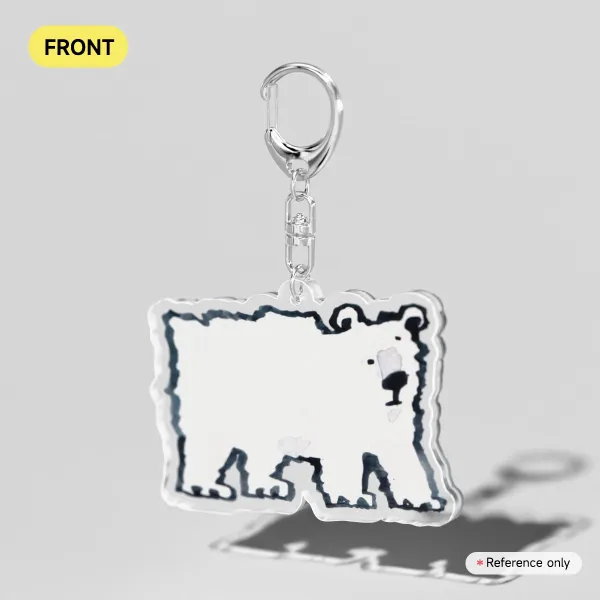 Polar Bear Acrylic Keychain