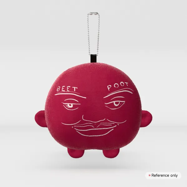 Beet Poot Mochi Plush Keychain