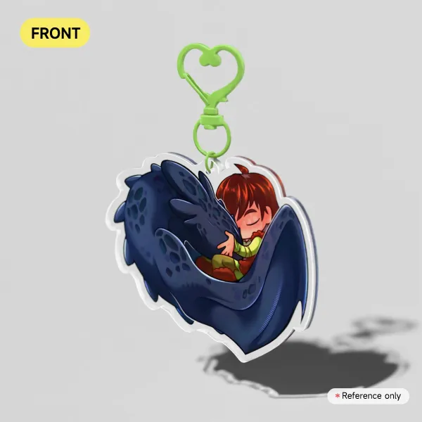Dynamic duo Acrylic Keychain