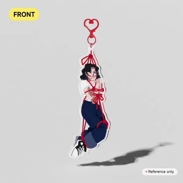 CREEPYPASTA JEFF | Shibaripasta | Clear Acrylic Keychain