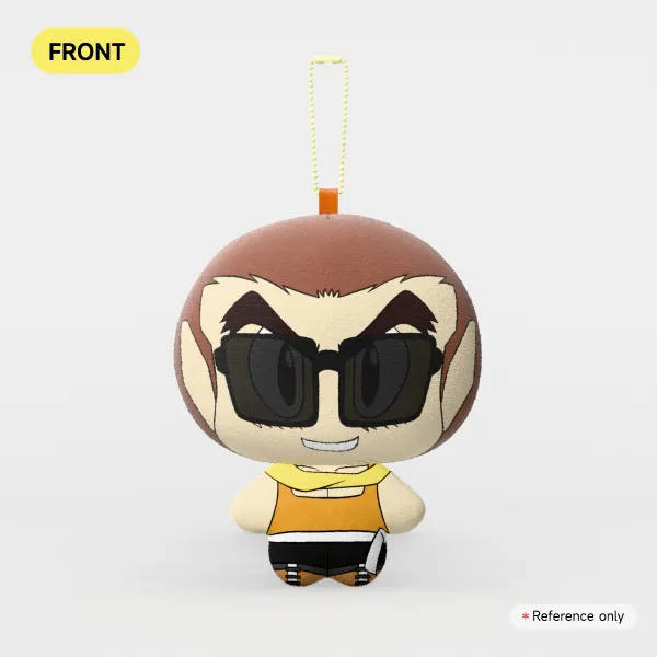 Bike Helmet Hero - The Almighty Hunky-dory Plush Keychain