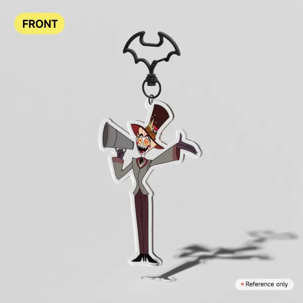 Hazbin Halloween | Eerie Mayor Lucifer - Clear Acrylic Keychains