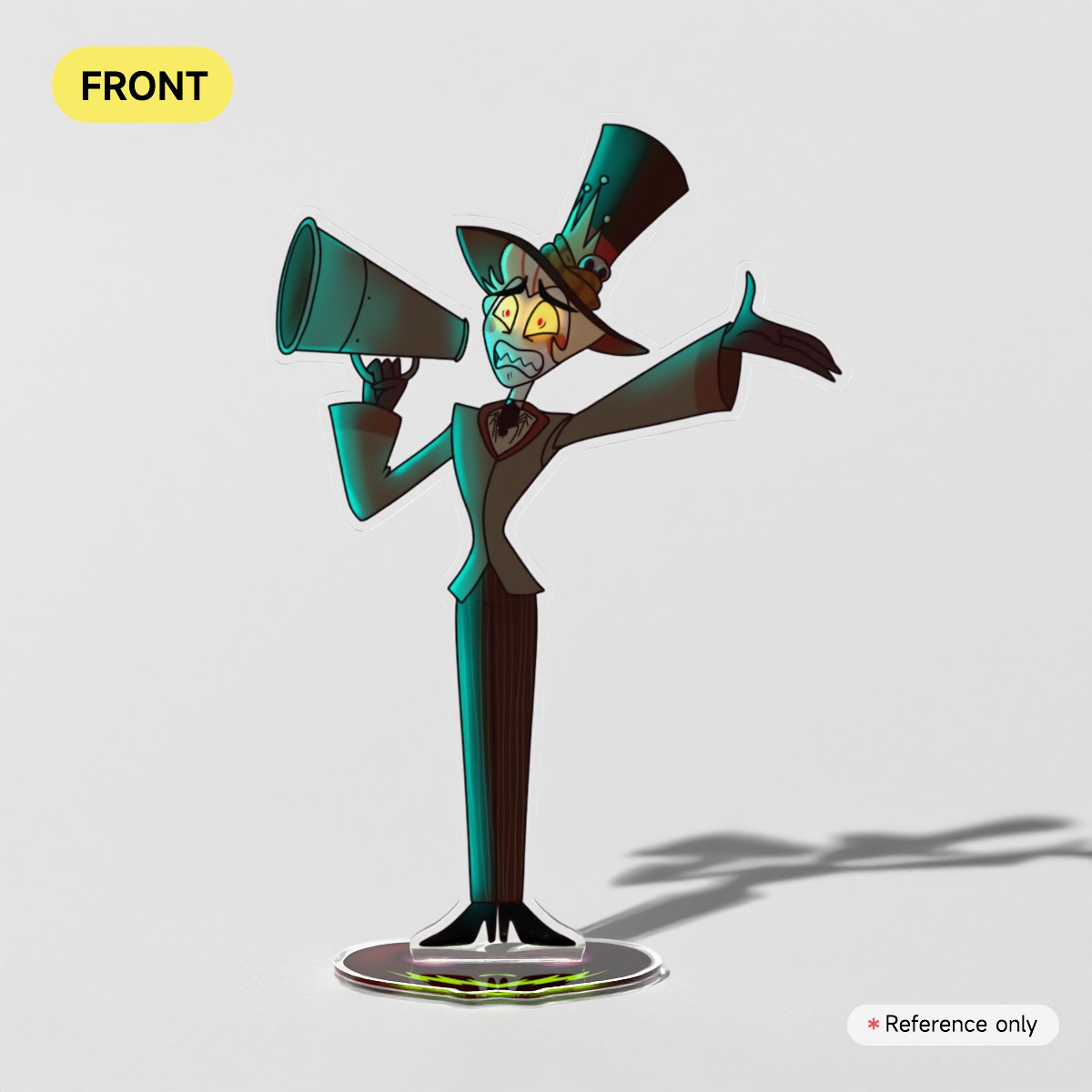 Hazbin Halloween | Eerie Mayor Lucifer (Spooky Edition) - Clear Acrylic Standees