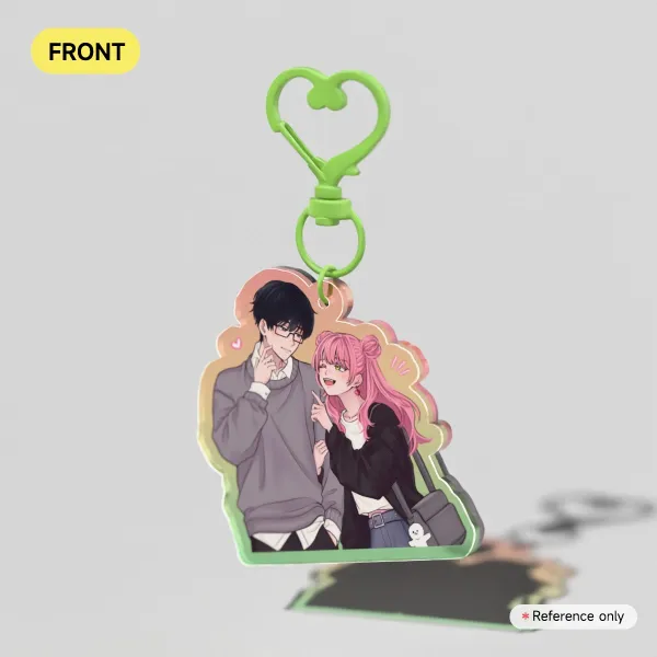 Suzuki x Tani acrylic keychain - You and I are polar opposites