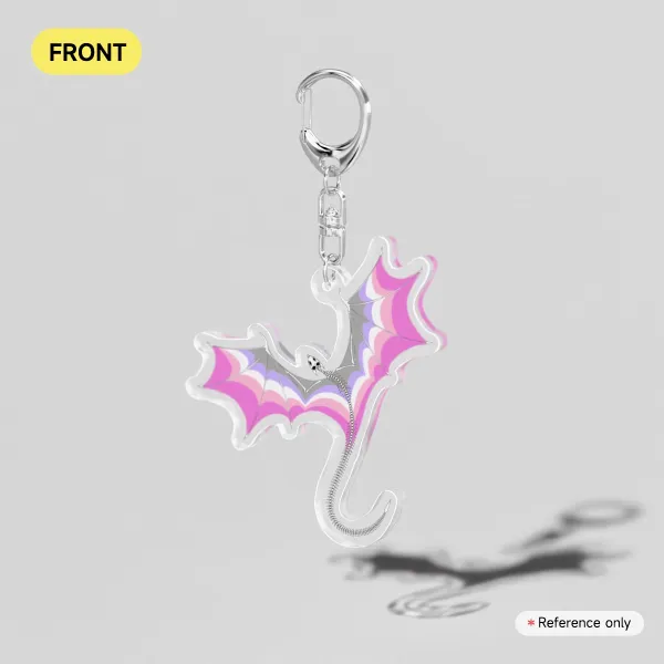 Cupiorose Dragon Keychain