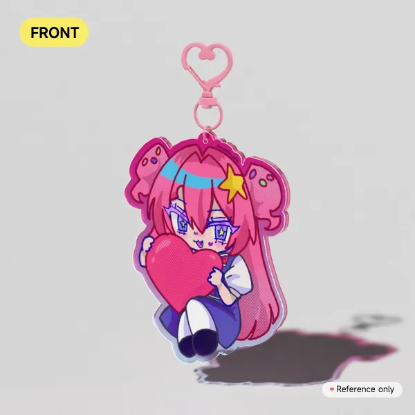 Glista Acrylic Keychain 💒 - Gluttomy